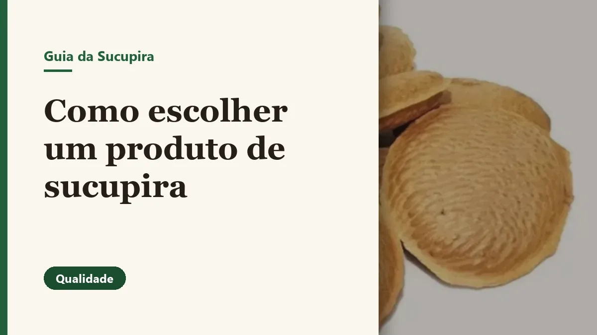 Foto relacionada ao artigo: Como escolher um produto de sucupira com segurança?