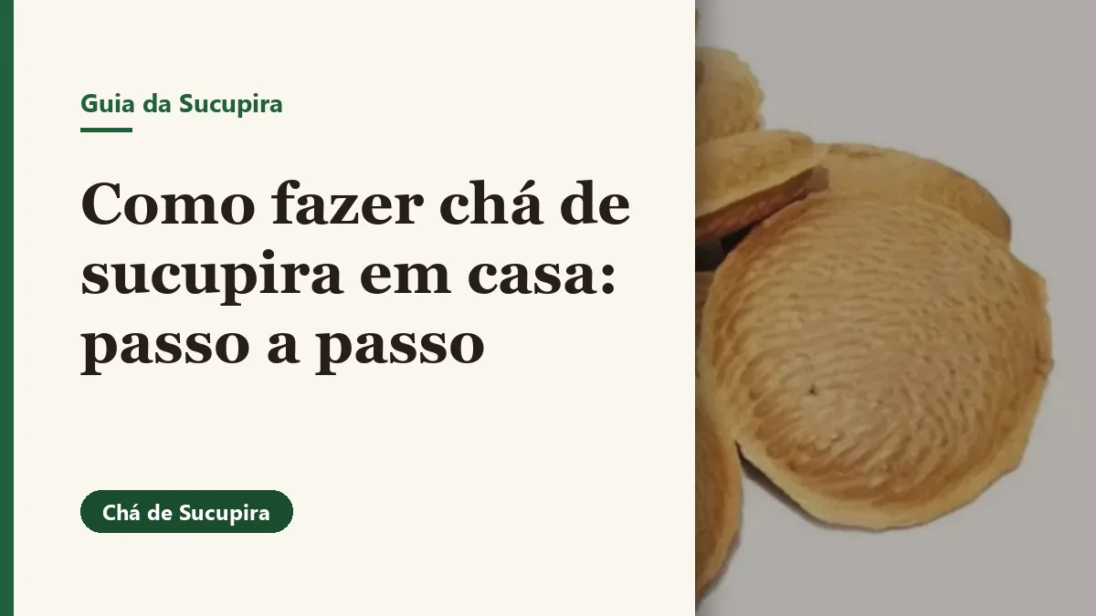 Foto relacionada ao artigo: Como fazer chá de sucupira em casa: passo a passo