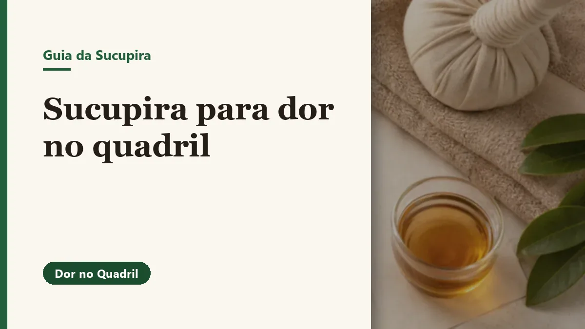 Foto relacionada ao artigo: Sucupira para dor no quadril: causas e cuidados